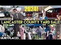 Lancaster County Amish Yard Sale Churchtown Day Pennsylvania Summer