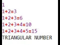EXAMPLE C PROGRAM TO CHECK WHETHER A GIVEN NUMBER IS TRIANGULAR NUMBER OR NOT