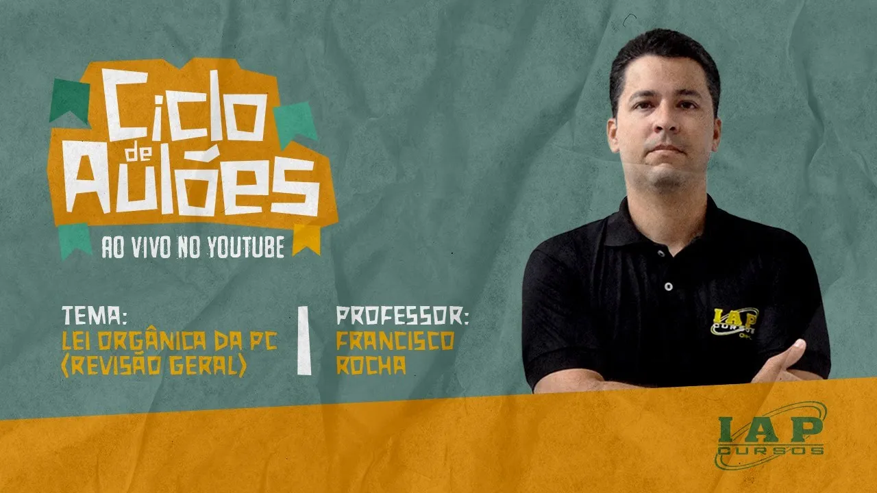 LIVE: LEI ORGÂNICA DA PC-RN - REVISÃO GERAL.