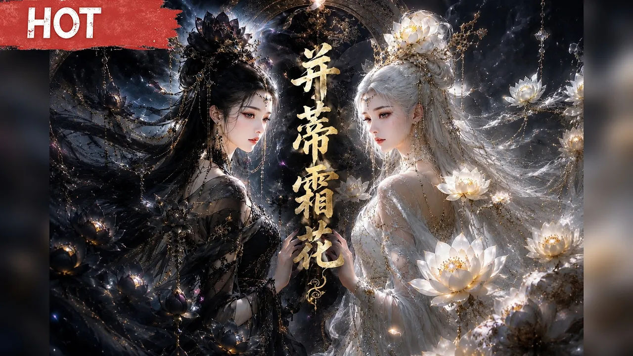 并蒂霜花