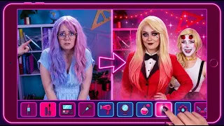 I Joined HAZBIN ACADEMY!!! ๐ฅ Charlie Morningstar Glow Up Makeover