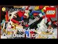 SELLING USED LEGO PIECES - Our Process for Cleaning Sorting Cataloging and Uploading Used Parts