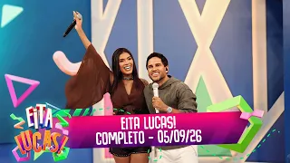 Pocah canta NÃO SOU OBRIGADA e participa do palco do EITA LUCAS | Eita Lucas! (05/09/26)