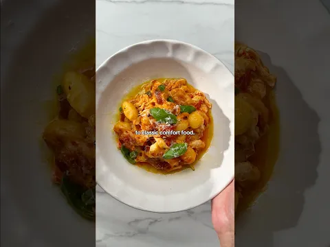 My One Pan Gochujang Chicken Gnocchi ✨ #easyrecipe #mariongrasby
