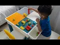 Multifunctional Kids Table Ealing Mom Unboxing and review Sensory Table Lego Table