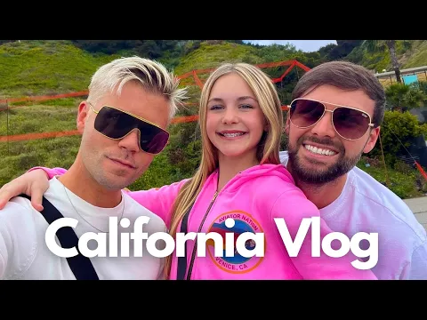 Download MP3 CALIFORNIA VACATION VLOG!! Malibu Beach, Birthday Celebrations, Aviator Nation, Disneyland, \u0026 More!!