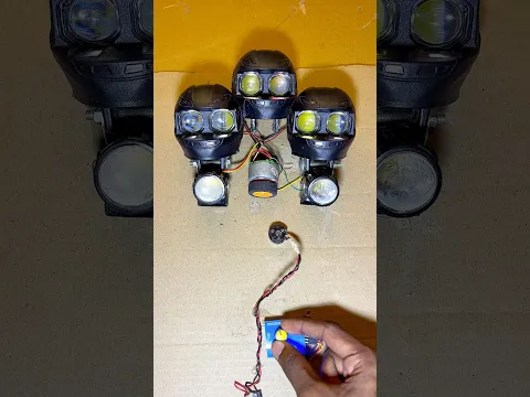 How to power 5 fog light with mini BLDC drone motor