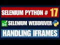 Selenium Python Working with iFrames
