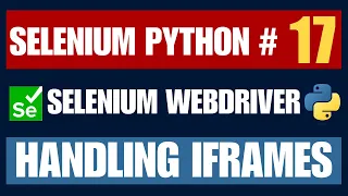 Selenium Python Working with iFrames