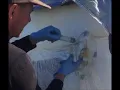 How To Fix a Bubbled RV Wall Delaminated Fiberglass RV Siding caused by a cracked marker light