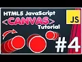 HTML5 Canvas JavaScript Tutorial Moving objects animation Collision detection
