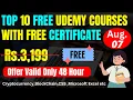 TOP FREE Udemy Courses with Certificate 10 Courses - Don t Miss Out 4 Day Deal