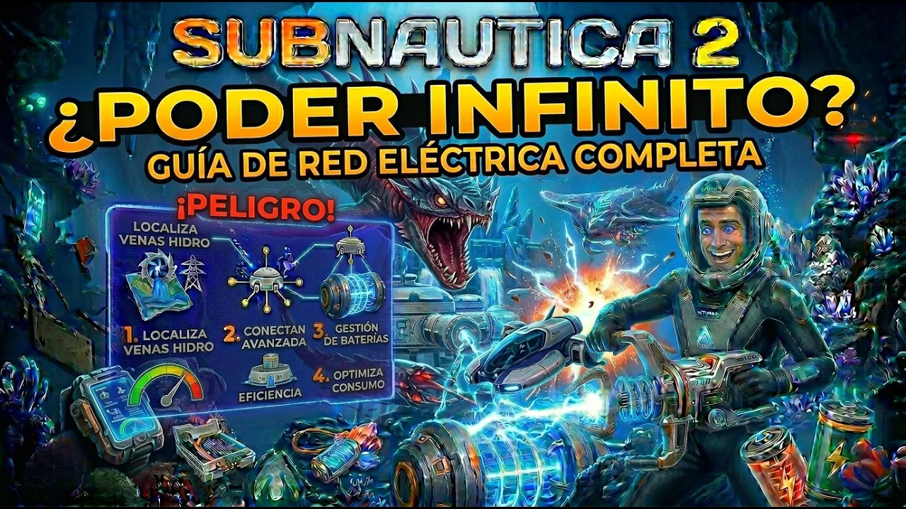 Guía de ELECTRICIDAD en Subnautica 2 | Cómo generar energía infinita