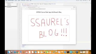Develop a Canvas Paint Application with HTML 5