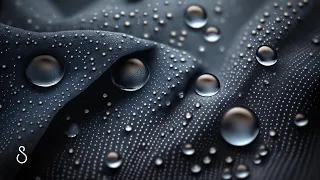 Rain On Fabric Black Screen Rain ASMR Sounds For Sleep Study Meditation 