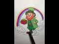 St Patrick s Day Colouring Fun - Lucky Leprechaun Rainbow 54M