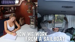 Working an Office Job while Living Off Grid in our Tiny Home(s)