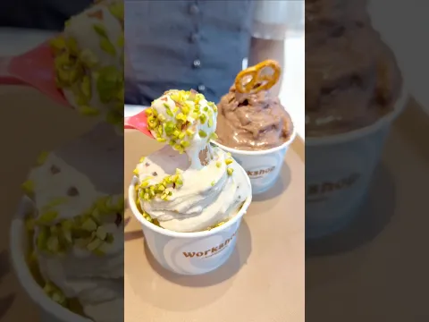 世界でここだけ!?伸びるサーティワンジェラート🍨
