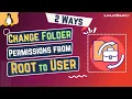 How to Change Folder Permissions From Root to User in Linux 2 Ways LinuxSimply