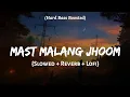 Lagu Mast Malang Jhoom (Slowed + Reverb) | Bass Boosted | Arijit Singh, Vishal Mishra, Nikita | SSR Lofi