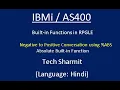IBMi AS400 - ABS Built-in function in