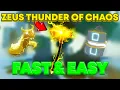 How To Complete ZEUS THUNDER OF CHAOS in FISCH Roblox FASTEST GUIDE