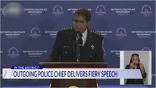 Outgoing MPD chief delivers fiery speech