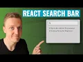 Autocomplete Search in React JS - Build It Yourself