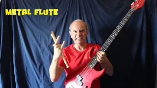 metal flute per imparare il fa e il sib 
