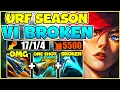 VI exe VI URF 2024 GamePlay VI THE HIGHEST WINRATE CHAMP INSANE League of Legends Gameplay
