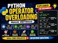Python Operator Overloading Explained for Beginners Magic Methods str add len withReal-Time Eg