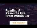 reading a resource file from within jar