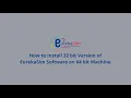 How to Install 32 bit Version of EurekaSim Software on 64 bit Machine Simulation Software