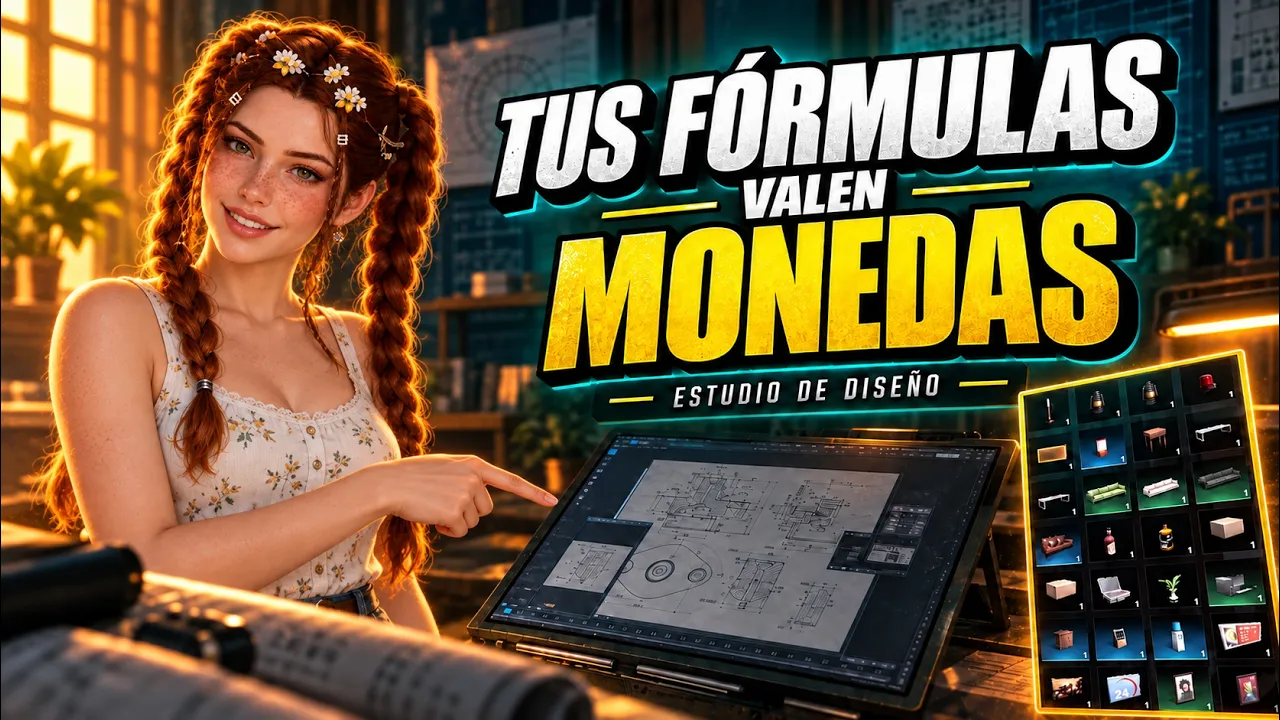 CÓMO USAR EL ESTUDIO DE DISEÑO | Convierte fórmulas en monedas — Once Human