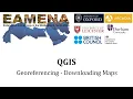GIS 2 1 1 QGIS - Georeferencing Downloading Maps