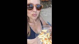 Desert Island barbecue! ⛵️#shorts