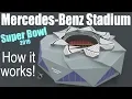How does the Mercedes-Benz Stadium work