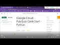 Google Cloud Qwik Start - Python GSP094