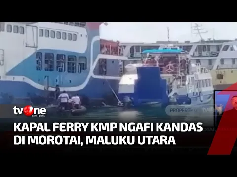 Ratusan Penumpang KMP Ngafi Berhasil Dievakuasi Usai Kapal Kandas Diterpa Angin