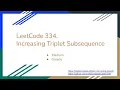 334 Increasing Triplet Subsequence 2020