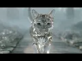 A Transparent Cat Changes a Colorless World 🐈✨ The Crystal Cat Who Creates Rainbows & Stars【4K】
