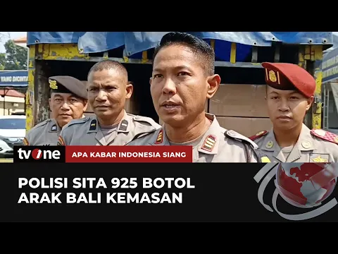 Polisi Sergap Truk Pengangkut 925 Botol Arak Bali