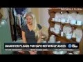 Thief steals purse with mom s ashes inside