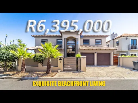 Download MP3 Inside a Spectacular R6,395,000 Beachfront Home in Bloubergstrand, Cape Town