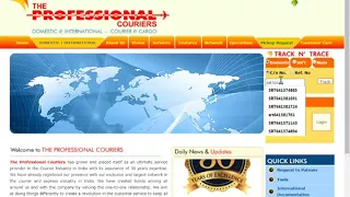 HOW TO TRACK PROFESSIONAL COURIER PARCEL
