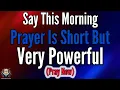 Download Lagu A Blessed MORNING Prayer To START Your DAY With God’s favor, blessings, \u0026 breakthroughs— Morning Pra