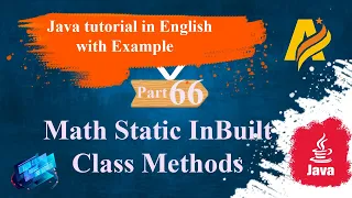 Java Tutorial Part 66 Math Class in Java lang Package