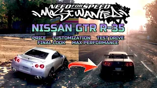 Nissan GTR R 35 From STOCK To MAX Customization Test Drive NFS Most Wanted REMASTERED 