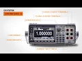 GW Instek GDM-9060 Multimetro digital de banco 6Â½ digitos, medicion avanzada, serie GDM - Video 3 of 1