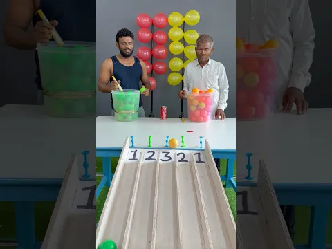 Uncle vs Son Balloon Pop Battle 🎈 Who Will Win?